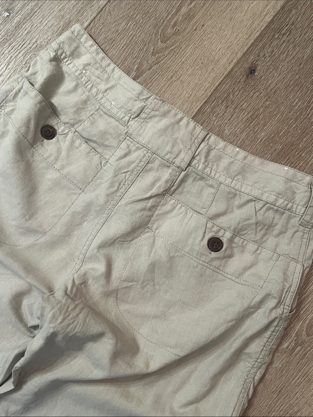 Patagonia - Wide Leg Hemp/Cotton Pants in Light Beige, Great condition! Size 4. - Picture 9 of 12
